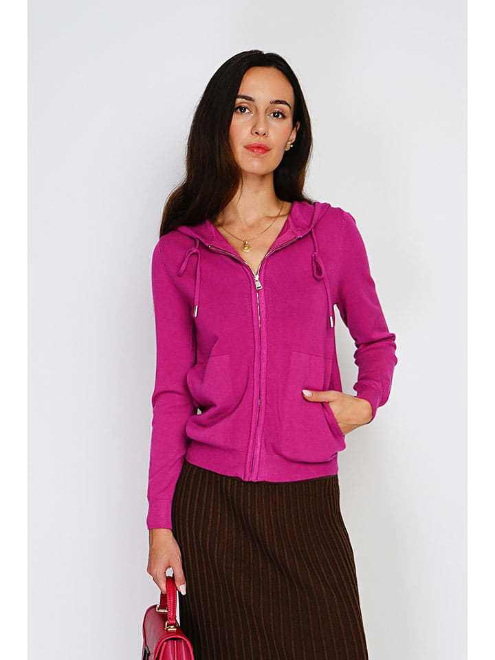 ASSUILI Kardigan w kolorze różowym rozmiar: 36