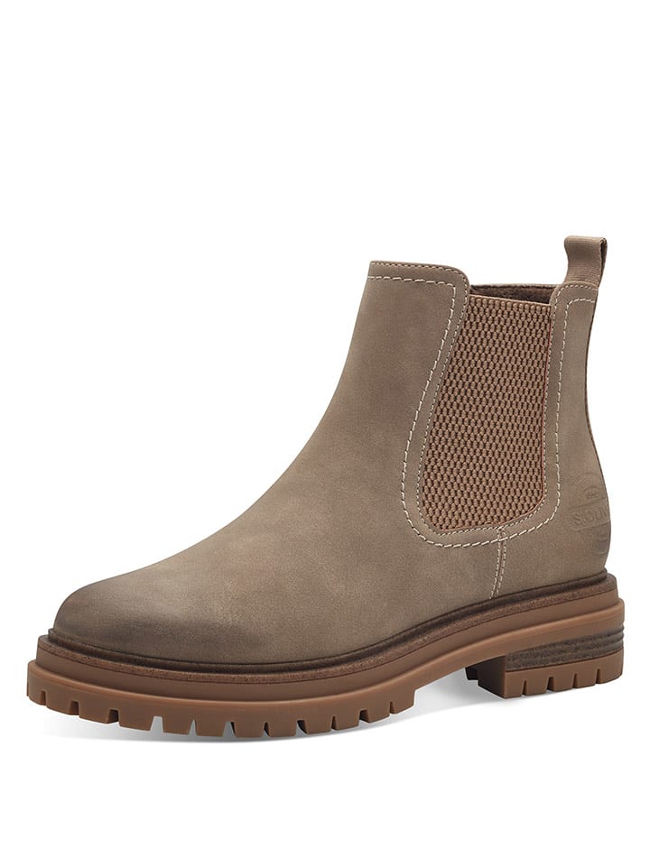 s.Oliver Botki w kolorze szarobrązowym rozmiar: 40