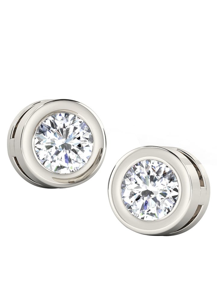 Vittoria Jewels Złote kolczyki-wkrętki z diamentami rozmiar: onesize