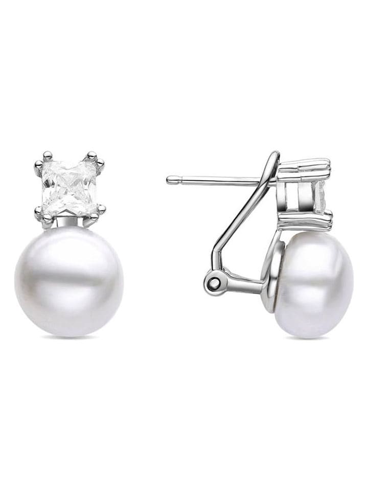 Luxenter Srebrne kolczyki z perłami rozmiar: onesize