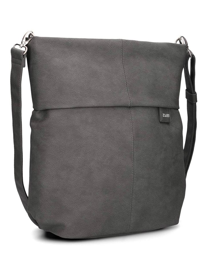 Zwei Torebka "M140" w kolorze ciemnoszarym - 35 x 35 x 18 cm rozmiar: onesize