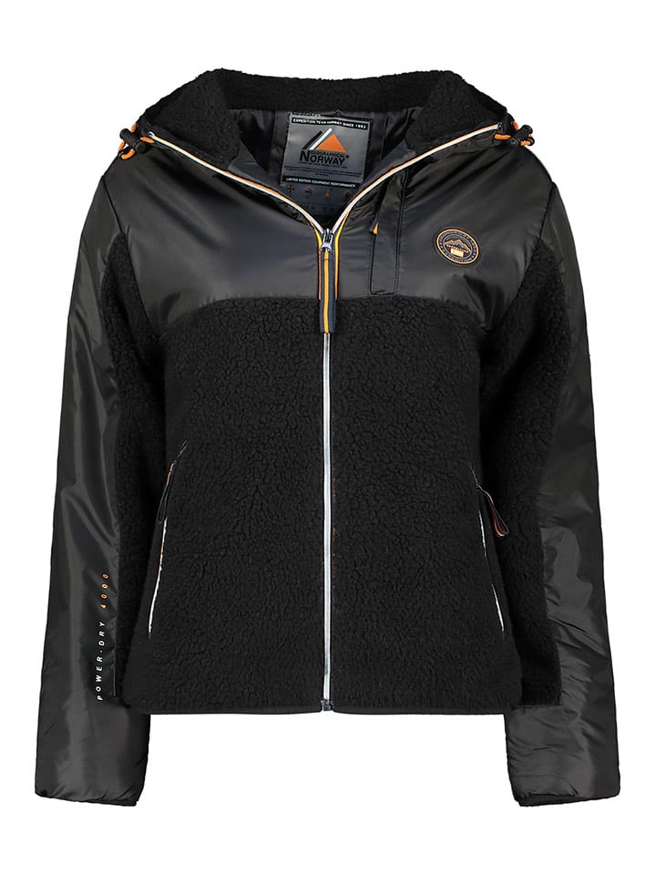 Geographical Norway Kurtka polarowa "Ulyssim" w kolorze czarnym rozmiar: L