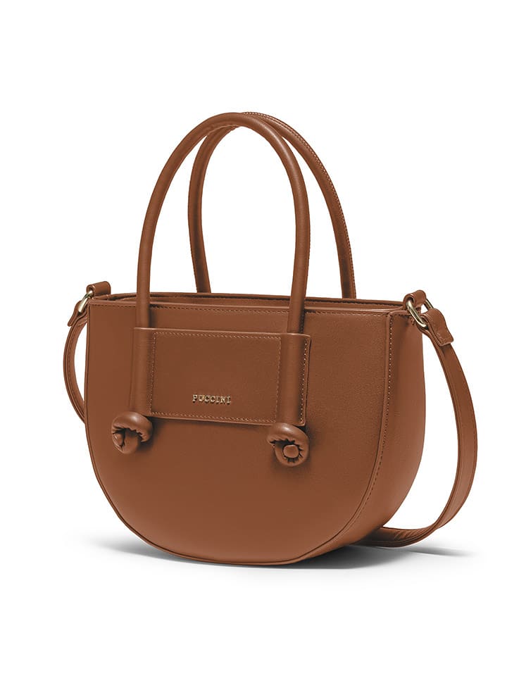 Puccini Torebka w kolorze jasnobrązowym - 27 x 20 x 9 cm rozmiar: onesize