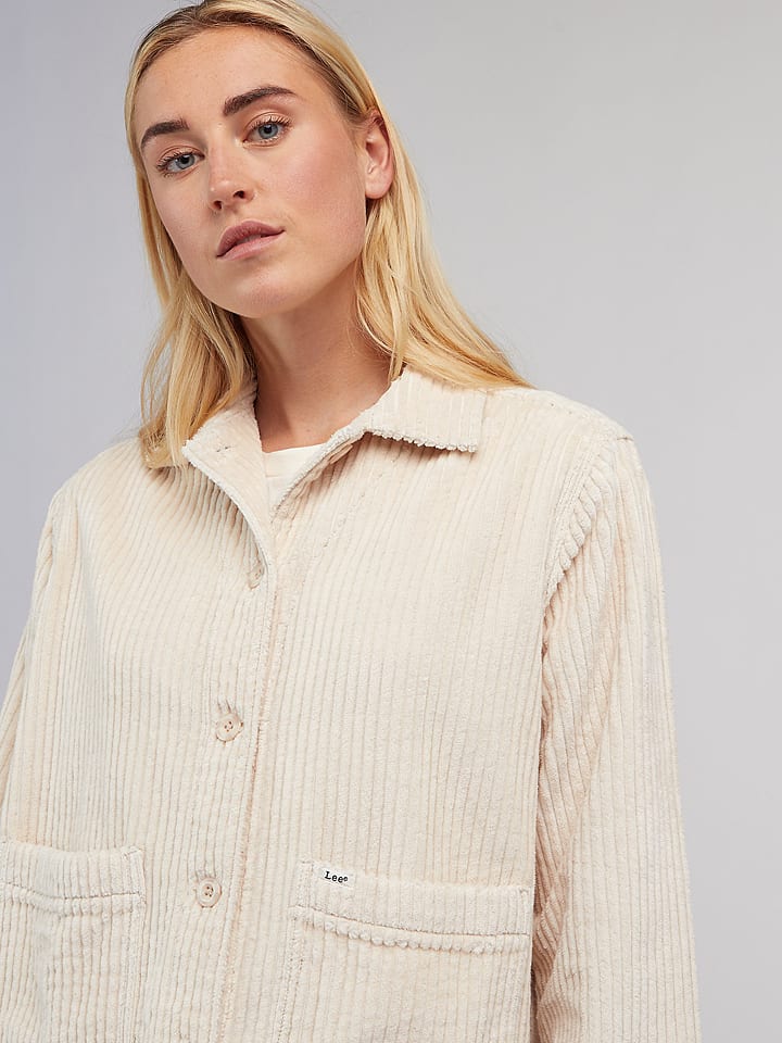Lee Koszula sztruksowa w kolorze kremowym rozmiar: L
