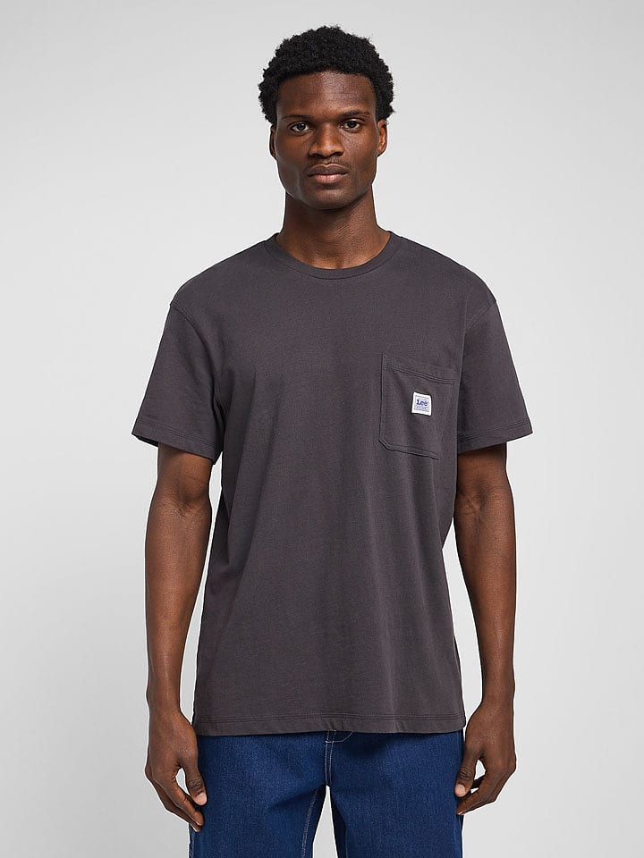 Lee Koszulka w kolorze antracytowym rozmiar: XXL