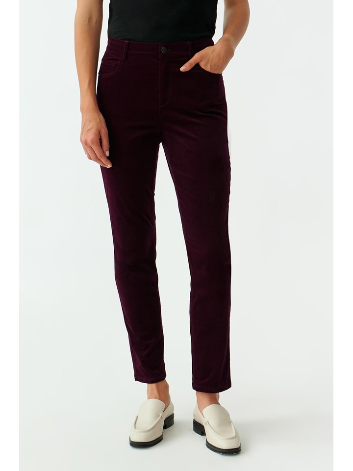 TATUUM Spodnie w kolorze bordowym rozmiar: 38