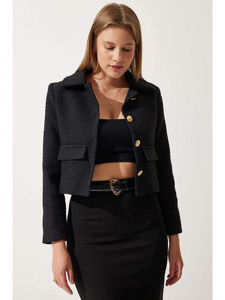 Happiness Istanbul Kardigan w kolorze czarnym rozmiar: 38