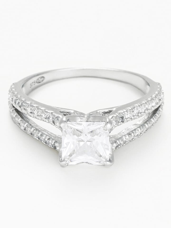 OR ÉCLAT Złoty pierścionek "La Merveilleuse" z cyrkoniami rozmiar: 48