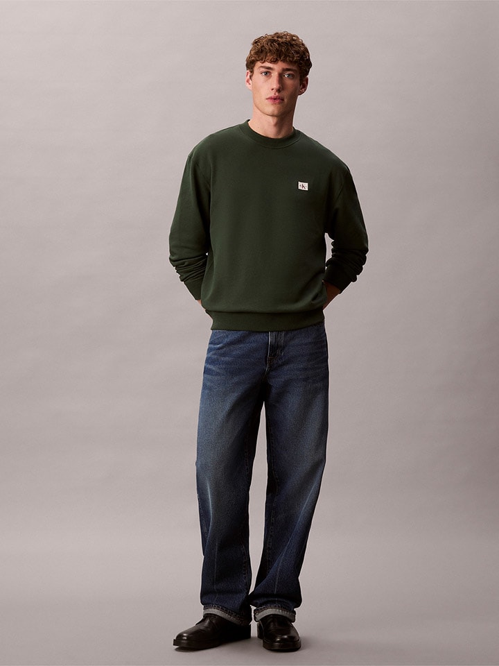 Calvin Klein Bluza w kolorze ciemnozielonym rozmiar: XXL