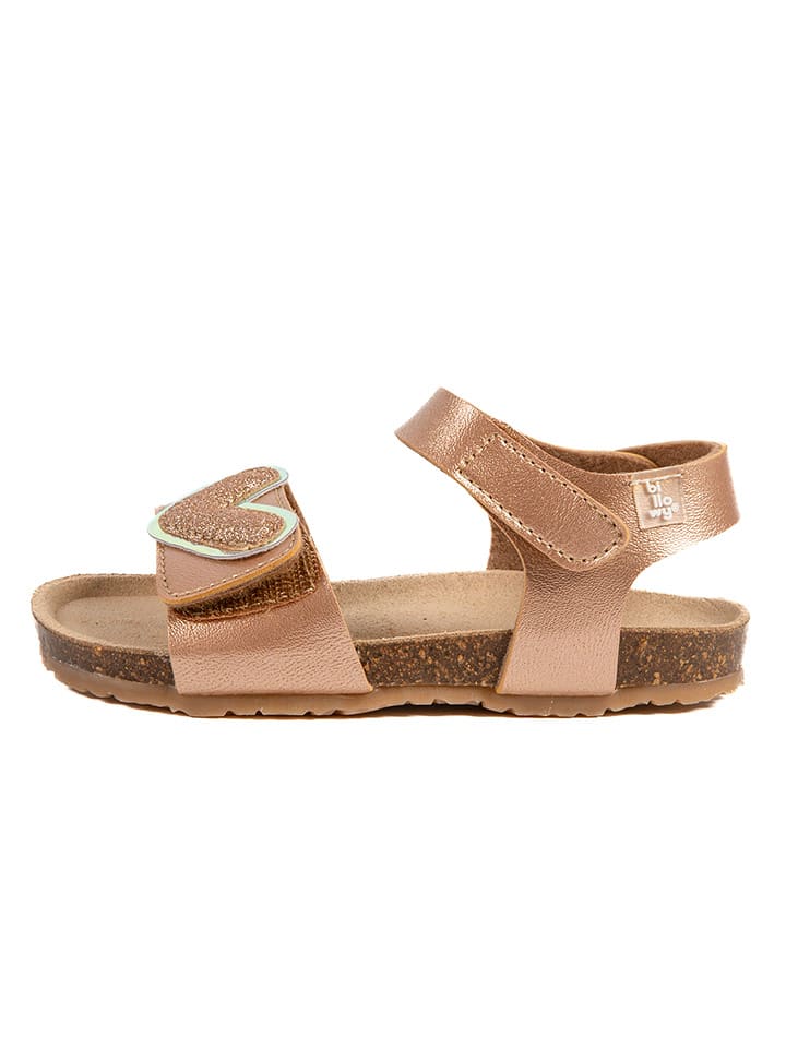 billowy Skórzane sandały "Rosso" w kolorze jasnoróżowym rozmiar: 35