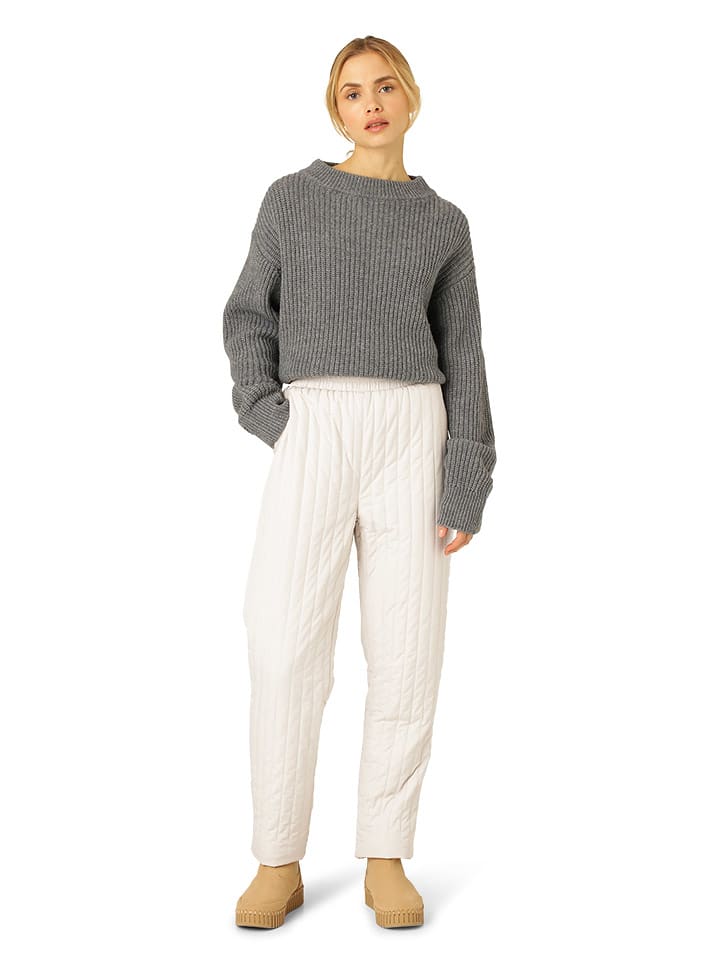 Ilse Jacobsen Spodnie funkcyjne w kolorze kremowym rozmiar: 34