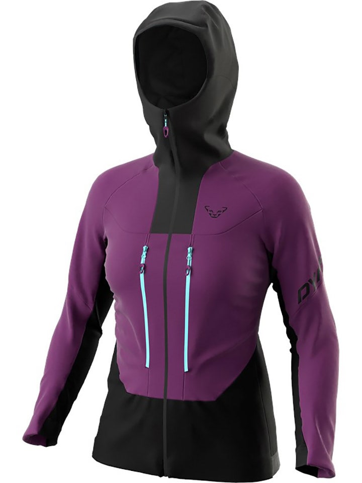 DYNAFIT Kurtka softshellowa "TLT DST" w kolorze fioletowo-czarnym rozmiar: M