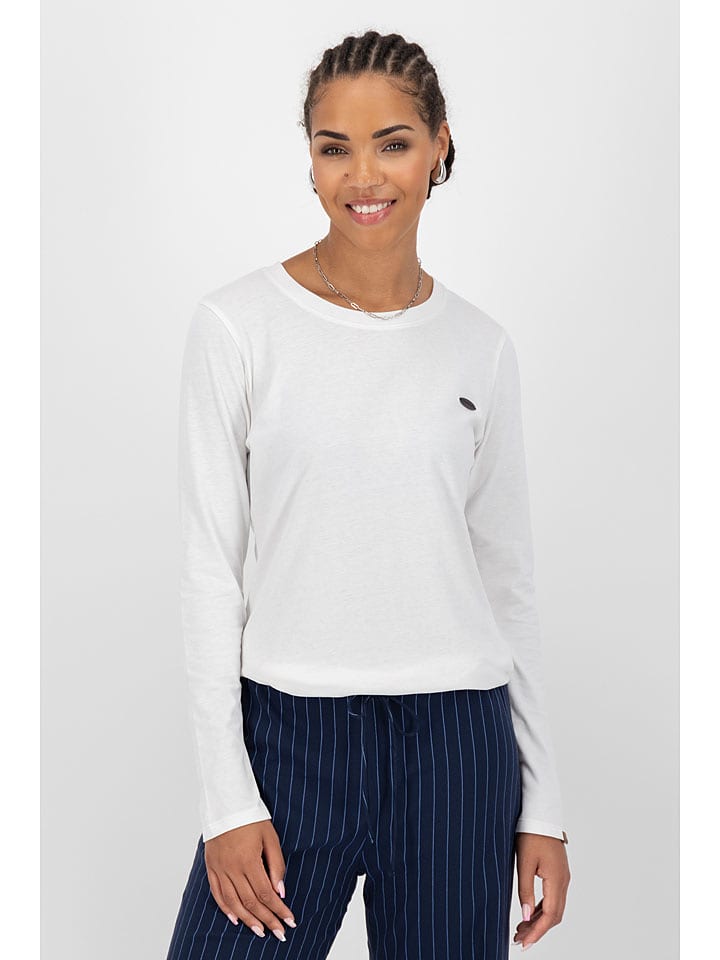 alife and kickin Koszulka "LeaAK" w kolorze białym rozmiar: M