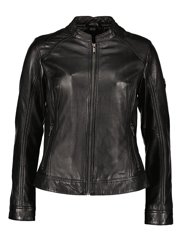 HIS Skórzana kurtka w kolorze czarnym rozmiar: 36