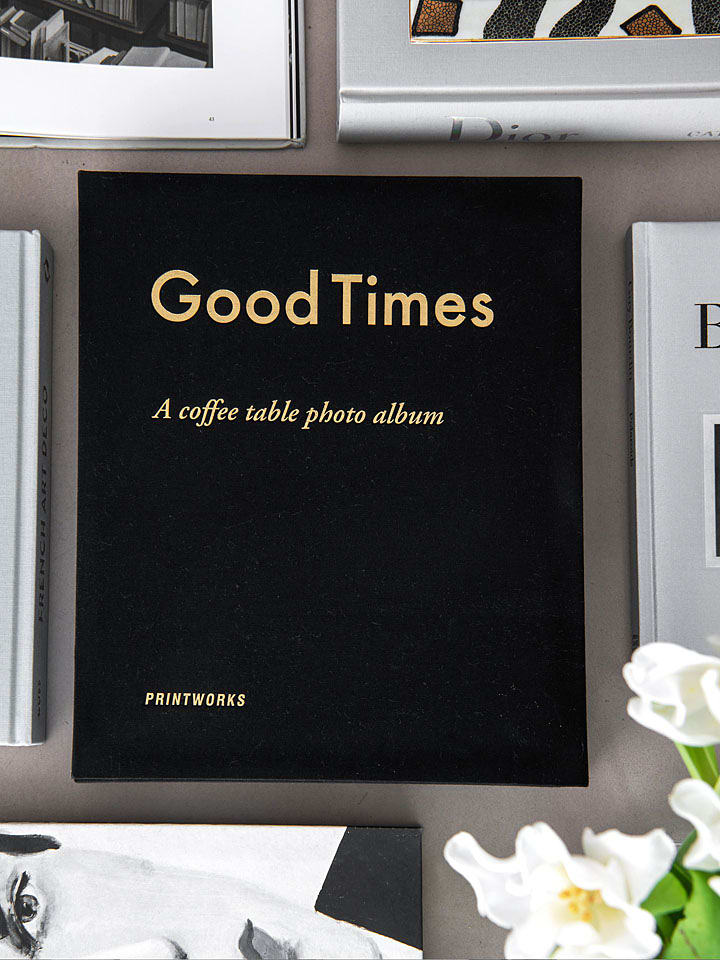Printworks Album fotograficzny "Good Times" w kolorze czarnym - 26 x 31,5 x 5 cm rozmiar: onesize