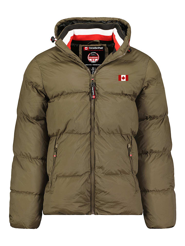 Canadian Peak Kurtka pikowana "Anceleak" w kolorze khaki rozmiar: 140