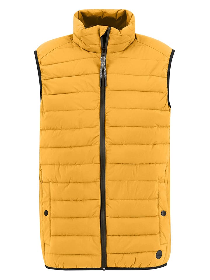 FYNCH-HATTON Kamizelka pikowana w kolorze żółtym rozmiar: L