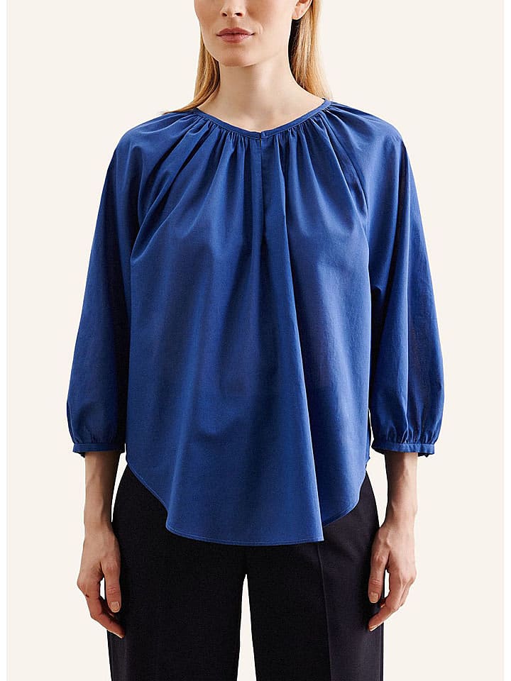 Seidensticker Bluzka w kolorze niebieskim rozmiar: 40