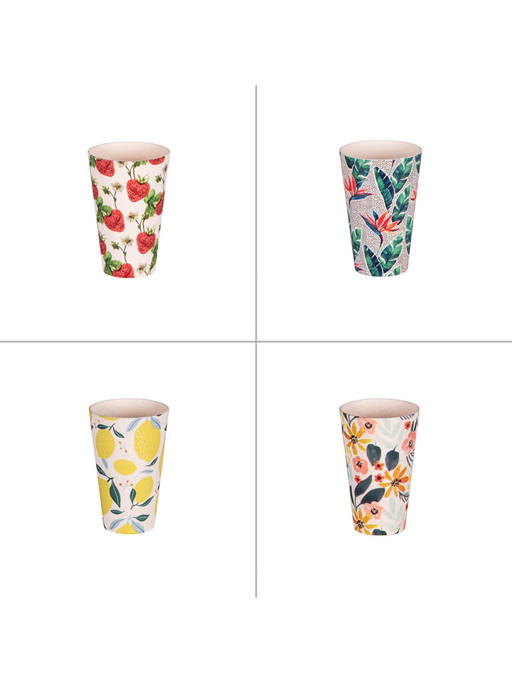 TABLE PASSION Kubki (6 szt.) ze wzorem - wys. 13 x Ø 9 cm (produkt niespodzianka) rozmiar: onesize