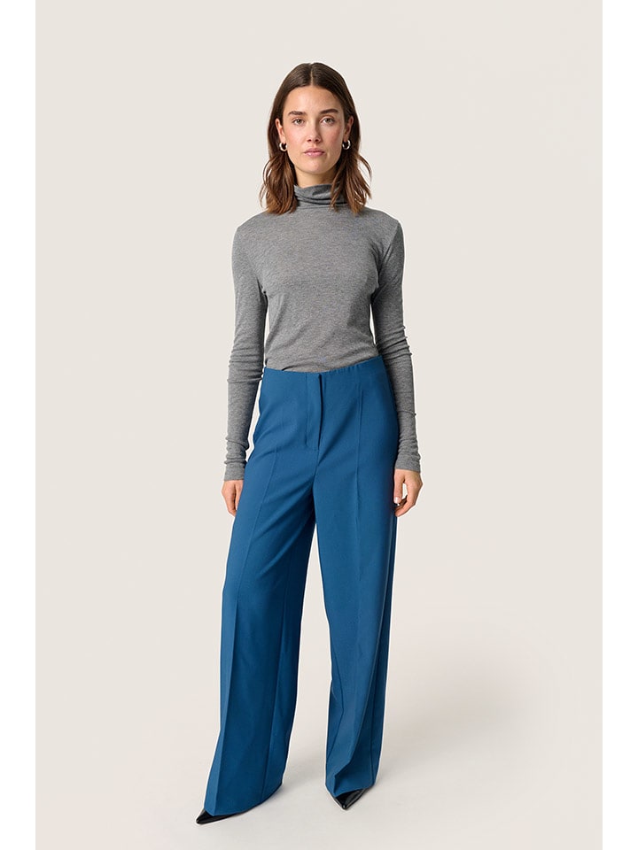 Soaked in Luxury Spodnie w kolorze niebieskim rozmiar: L