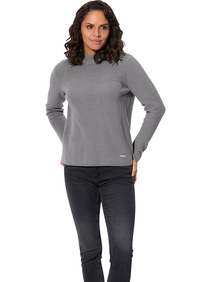 WITT WEIDEN Wełniany sweter w kolorze szarym rozmiar: 40