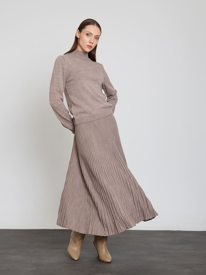 BGN Spódnica w kolorze beżowym rozmiar: 40