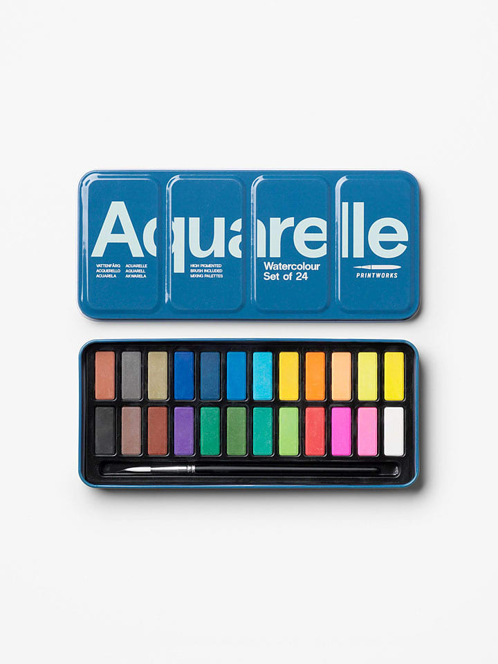 Printworks Farby akwarelowe (24 szt.) w różnych kolorach rozmiar: onesize