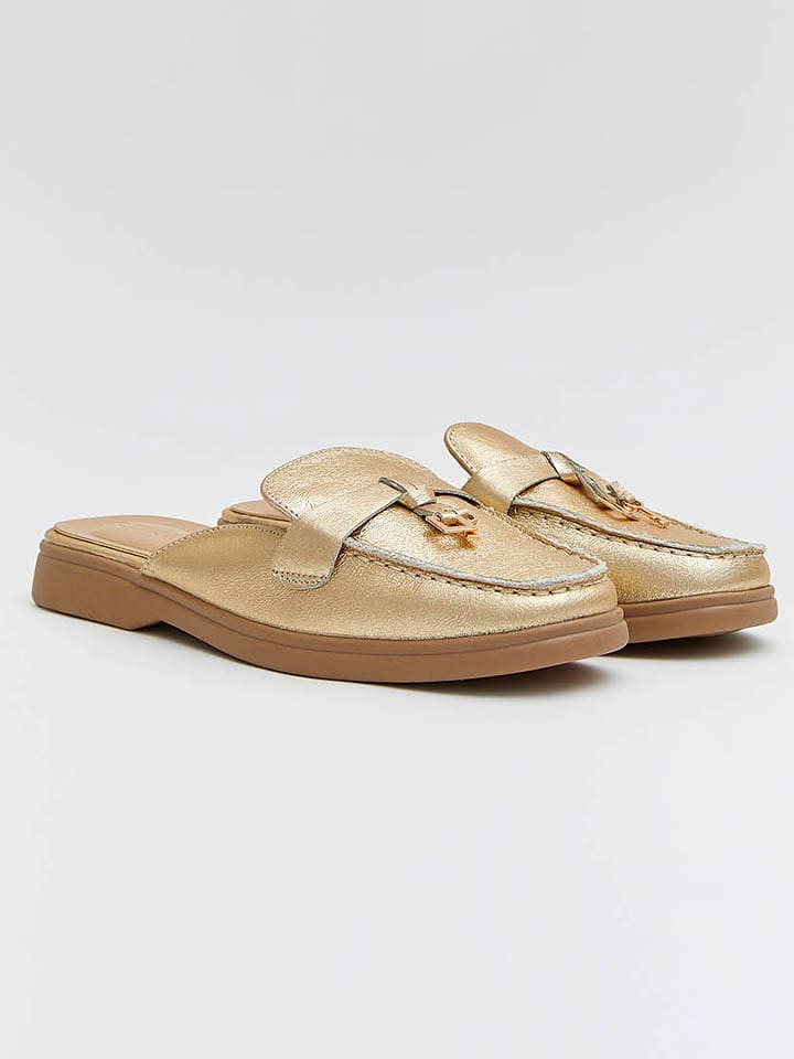 Bellucci Chodaki w kolorze złotym rozmiar: 38