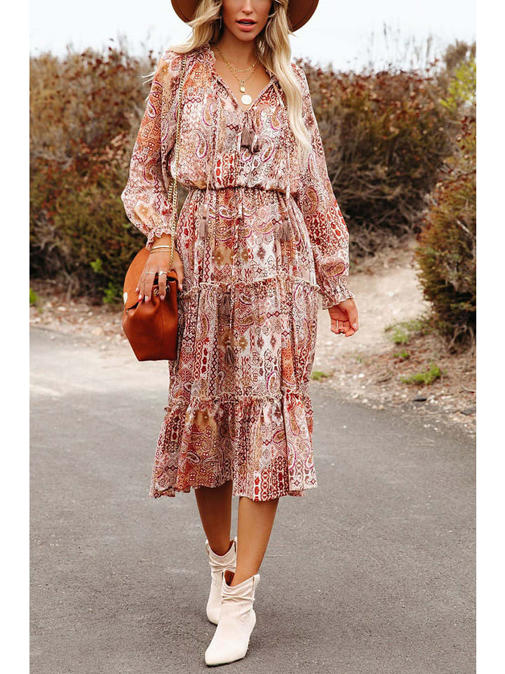 Milan Kiss Sukienka ze wzorem rozmiar: S