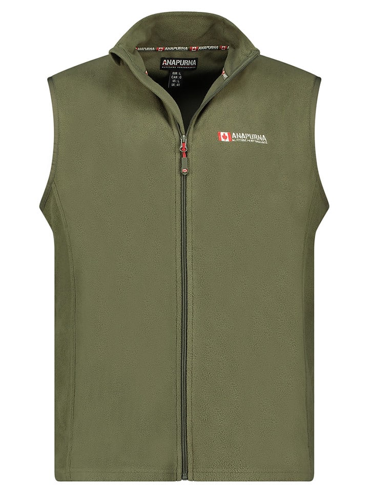 ANAPURNA Kamizelka polarowa "Vugana" w kolorze khaki rozmiar: XL