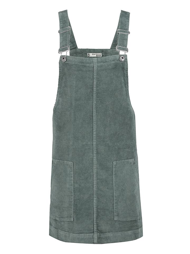 Eight2Nine Sukienka-ogrodniczka w kolorze zielonym rozmiar: XL