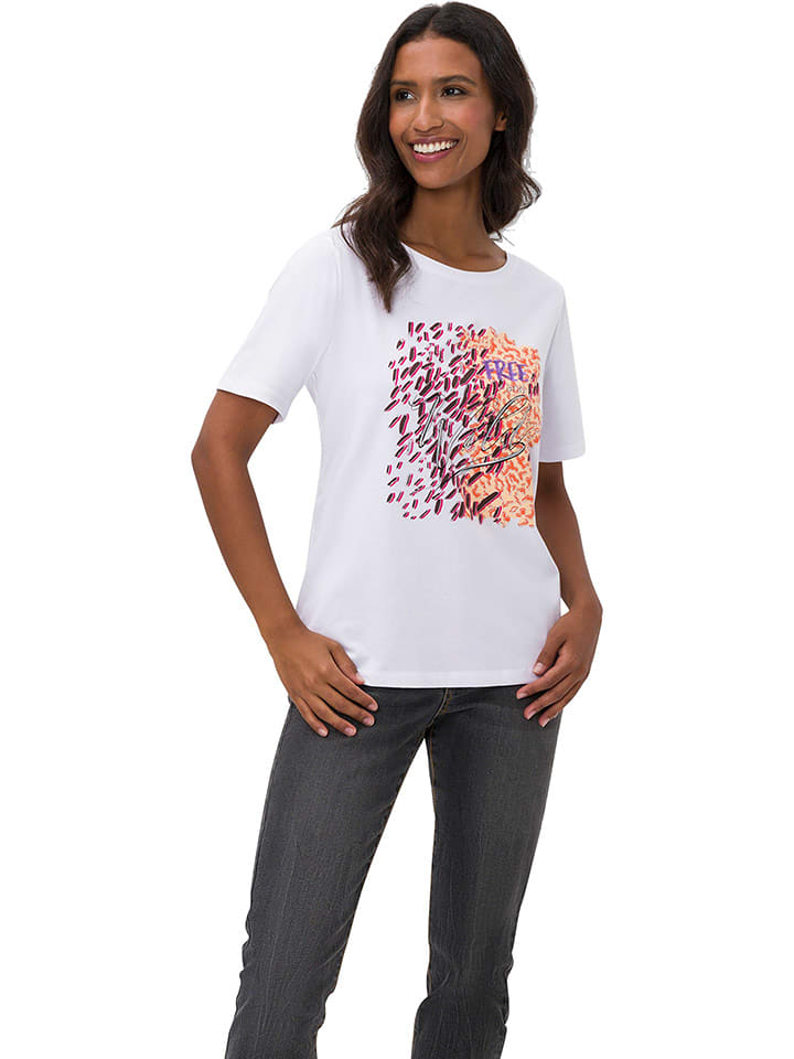 Heine Koszulka w kolorze białym rozmiar: 42