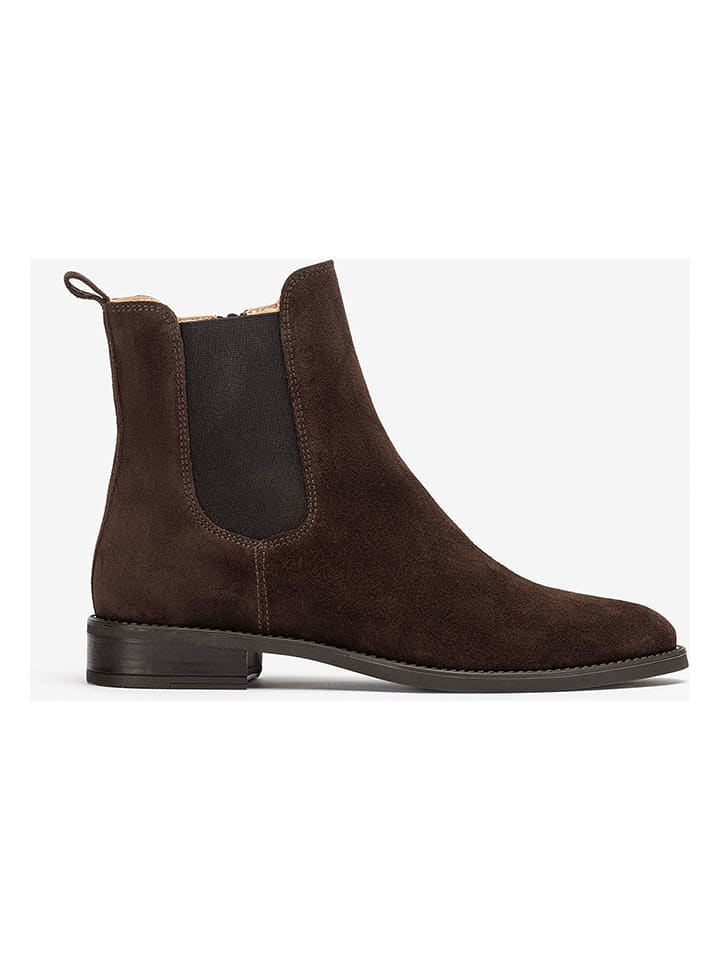 Unisa Skórzane sztyblety "Barty" w kolorze brązowym rozmiar: 41