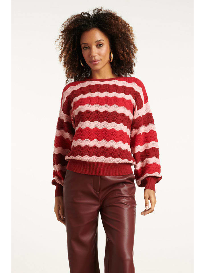 Smashed Lemon Sweter w kolorze jasnoróżowo-czerwonym rozmiar: XXL