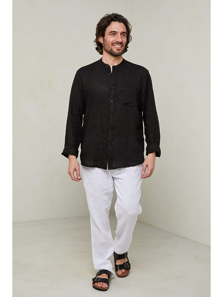 Lin Passion Koszula w kolorze czarnym rozmiar: S/M