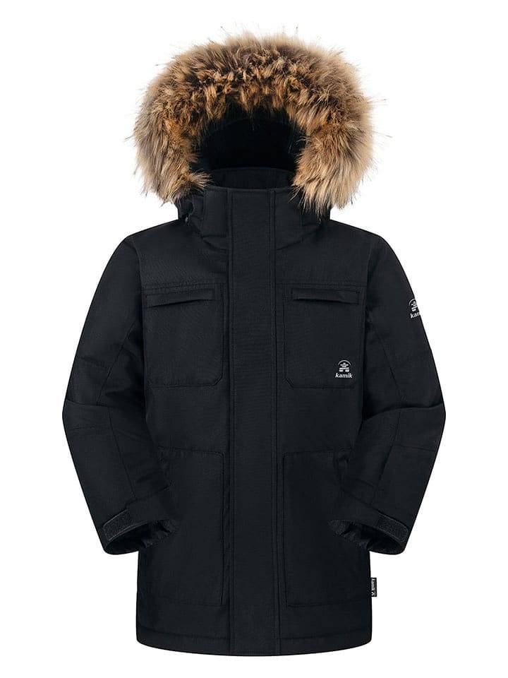 Kamik Parka "Enzo" w kolorze czarnym rozmiar: 152