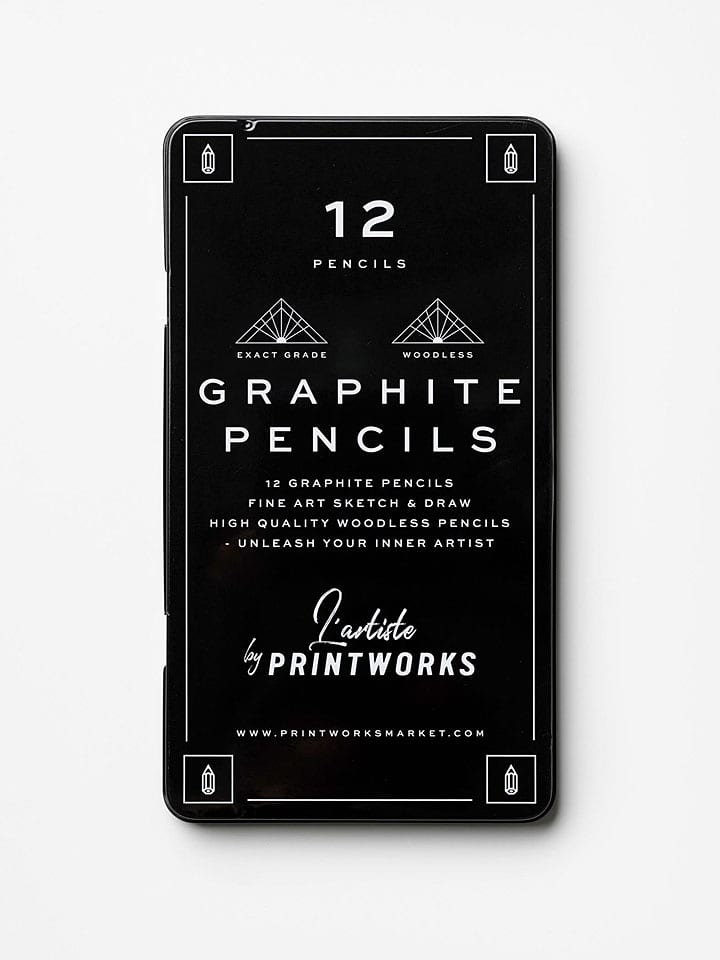 Printworks Ołówki (12 szt.) w kolorze czarnym rozmiar: onesize