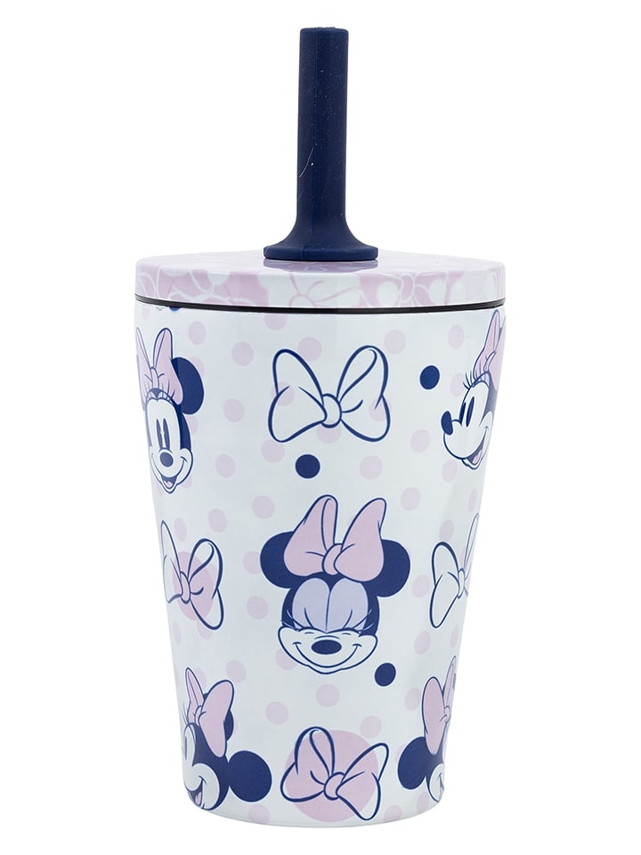 Disney Minnie Mouse Kubek "Minnie" w kolorze jasnoróżowo-granatowym - 360 ml rozmiar: onesize