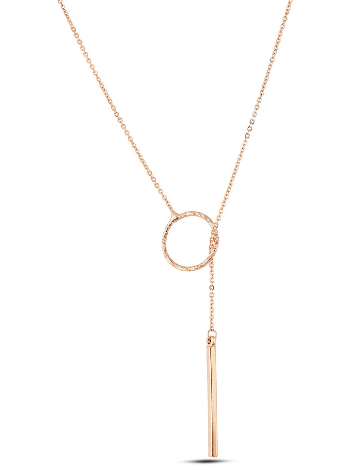 atelier MIU Pozłacany naszyjnik z elementami ozdobnymi - dł. 42 cm rozmiar: onesize