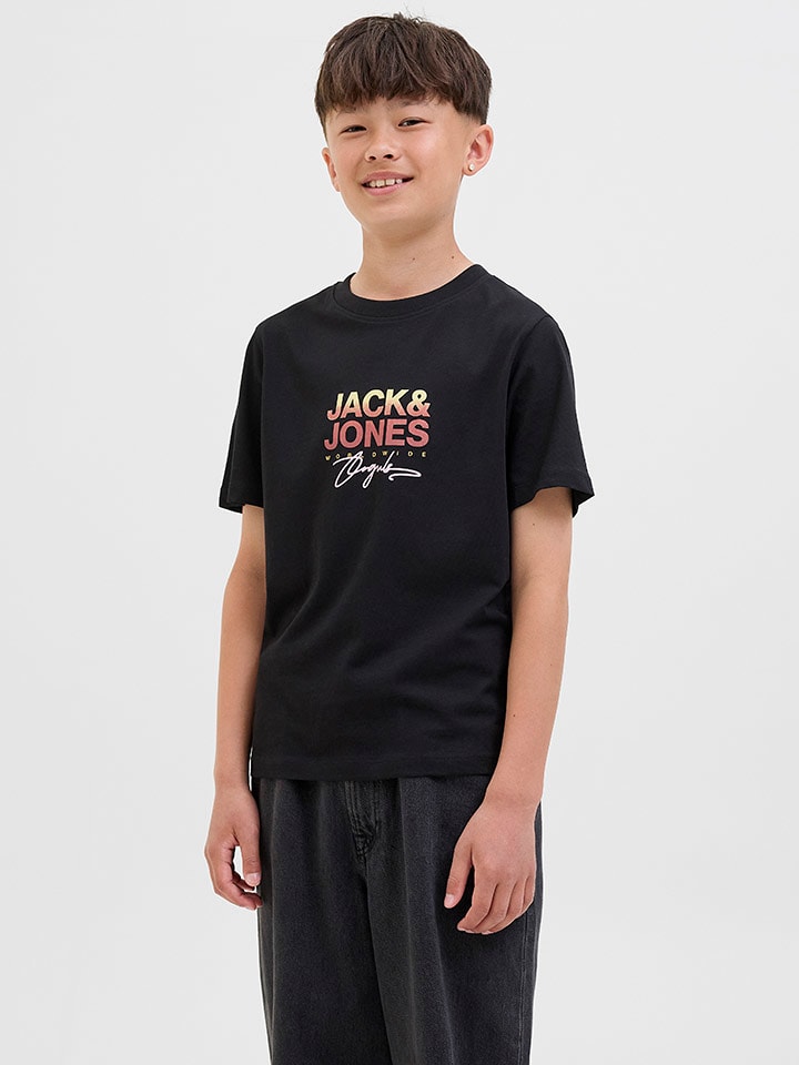 JACK & JONES Junior Koszulka w kolorze czarnym rozmiar: 164