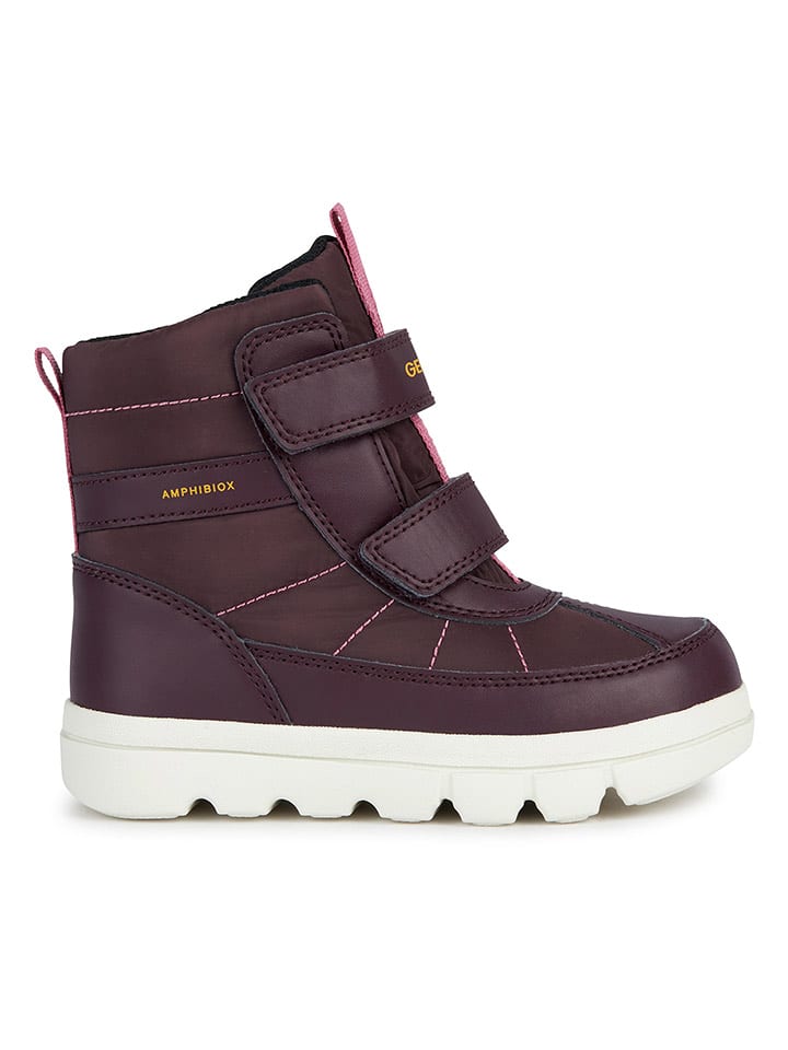 Geox Botki zimowe "Willaboom" w kolorze fioletowym rozmiar: 28