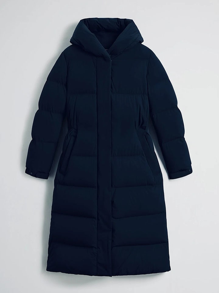 Woolrich Płaszcz puchowy "Cloud Madison" w kolorze granatowym rozmiar: XL