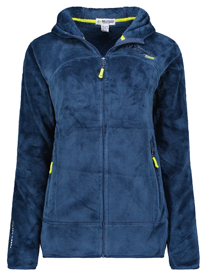 Geographical Norway Kurtka polarowa "Upalood" w kolorze niebieskim rozmiar: 176