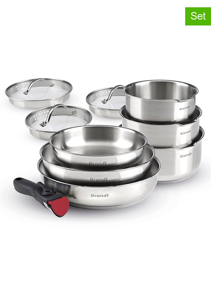 Brandt 10-częściowy zestaw w kolorze srebrnym rozmiar: onesize