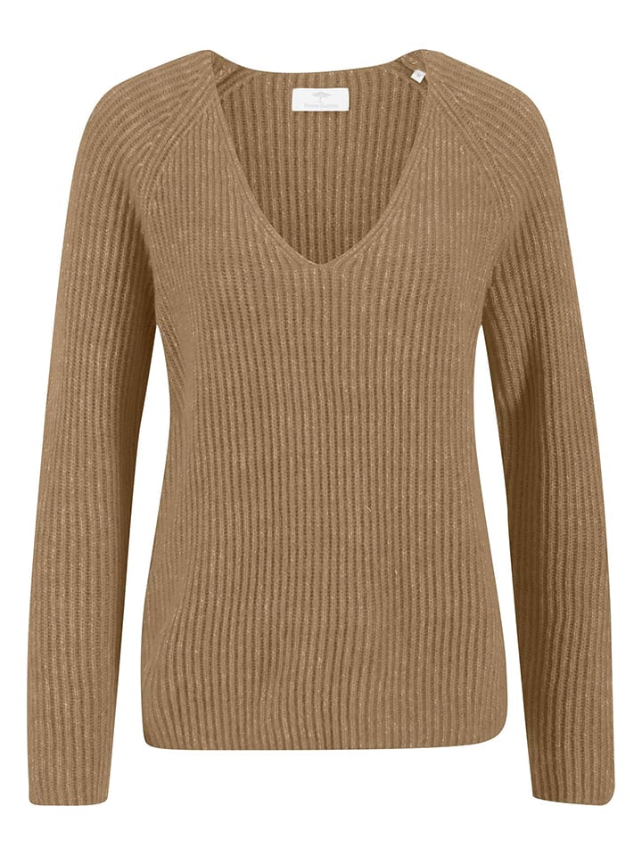 FYNCH-HATTON Sweter w kolorze karmelowym rozmiar: L