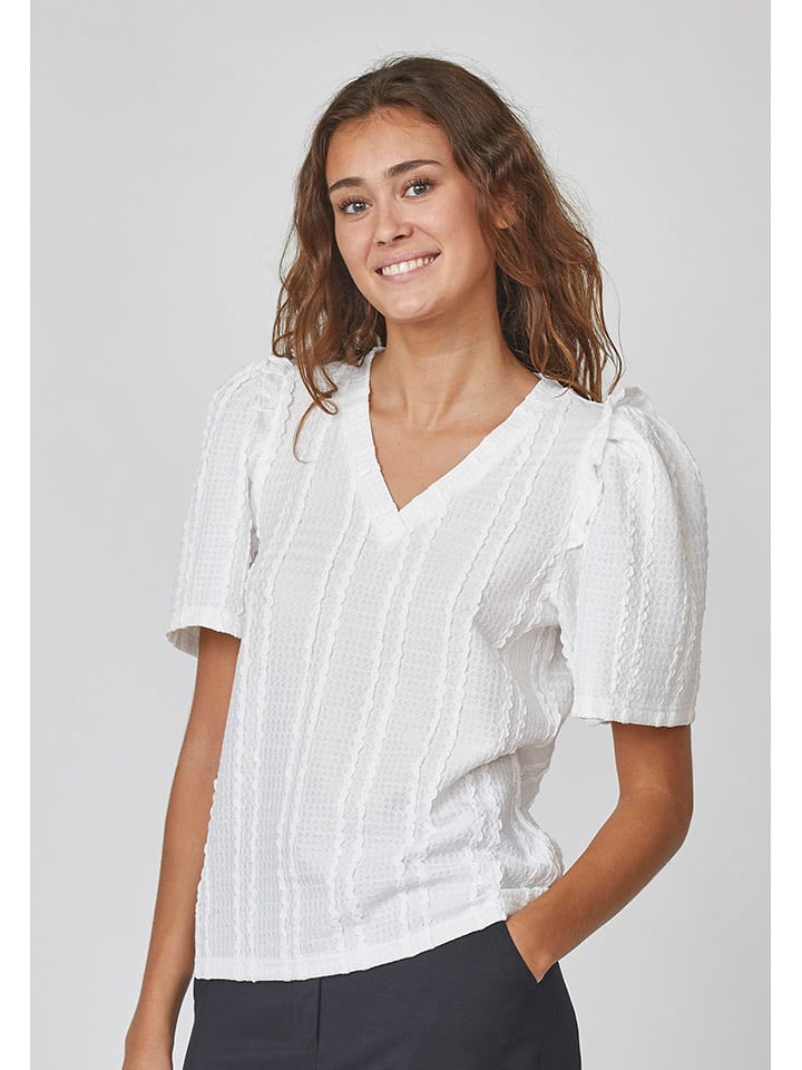 SisterS point Bluzka w kolorze białym rozmiar: XS