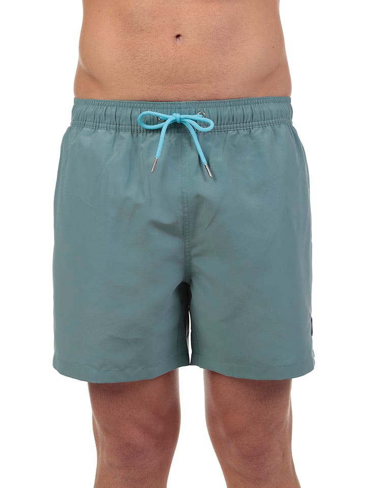 The Time of Bocha Szorty kąpielowe w kolorze turkusowym rozmiar: XL