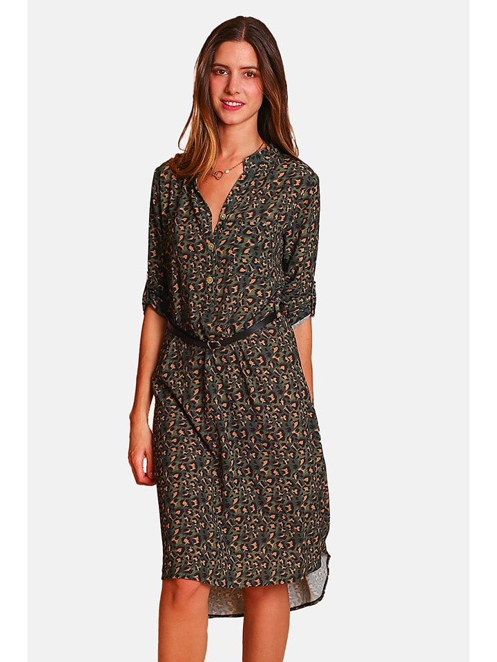 William de Faye Sukienka w kolorze khaki rozmiar: 38