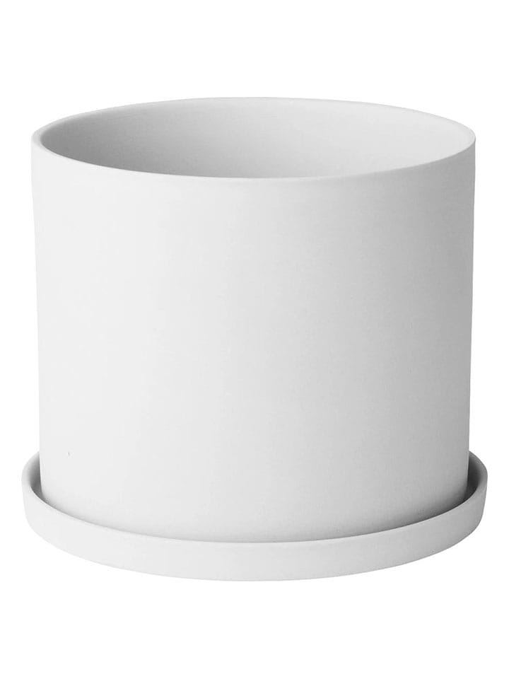 Blomus Doniczka "Nona" w kolorze białym na zioła - Ø 15 cm rozmiar: onesize