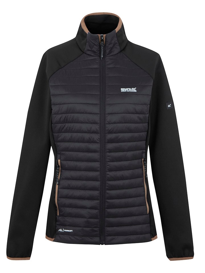 Regatta Kurtka hybrydowa "Clumber" w kolorze czarnym rozmiar: 40